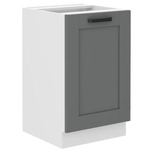 Kuchynská skrinka Luna dustgrey/biela 50ZL 1F BB