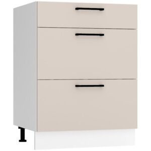 Kuchynská skrinka Max D60s/3   svetlobéžová