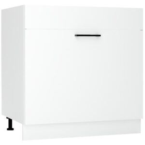 Kuchynská skrinka Max D80zl S/1 Zasl biela