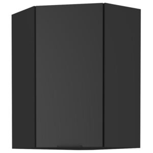 Kuchynská skrinka Siena čierna mat 60×60 Gn-90 1f (45°)