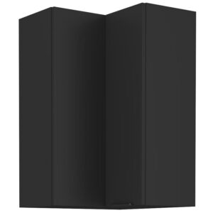 Kuchynská skrinka Siena čierna mat 60×60 Gn-90 1f (90°)