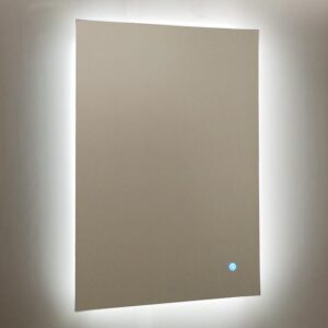 Kúpeľňové zrkadlo s LED osvetlením a dotykovým vypínačom 62 W 60×80 cm
