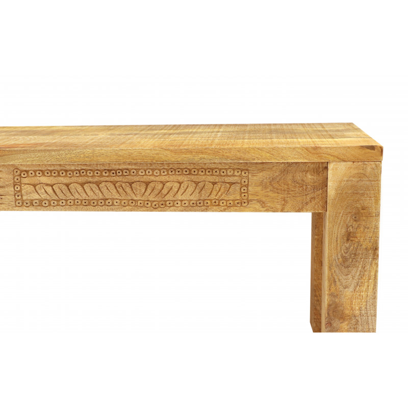 Lavica Manu 175x40 indický masív mango – Obrázok 4