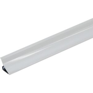 Lišta ku kuchynskej doske 3m 20×20 – biela Lws-011