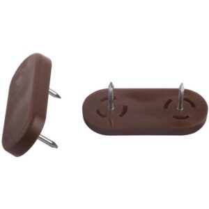 Nabíjacie plastové podložky hnedé 45×20 mm