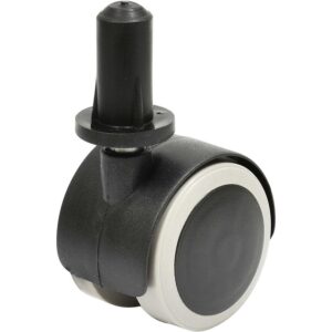 Nábytkové koliesko 40 mm/25 kg kolík 8 mm s puzdrom 13 mm