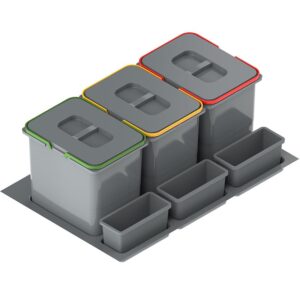 Nádoba na odpad Praktiko 80 trojdielna 3x20l