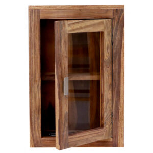 Nástenná skrinka do kúpeľne Amba 40x60x15 z indického masívu palisander