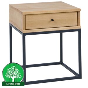 Nočný stolík Logan borovica morená dub