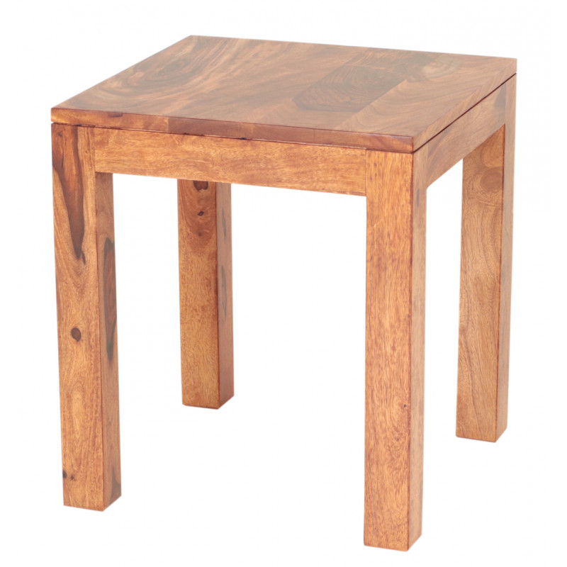 Odkladací stolík Gani 40x45x40 z indického masívu palisander – Obrázok 2