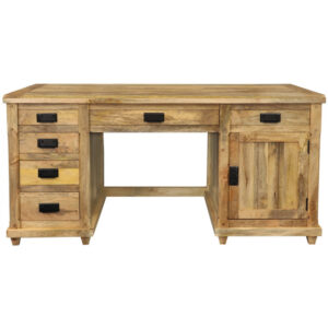 Písací stôl Devi 160x80x76 indický masív mango