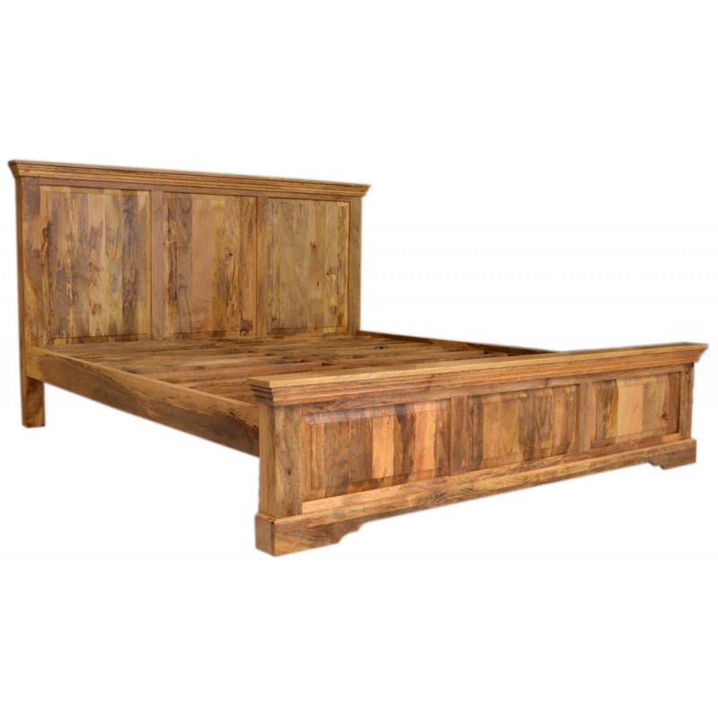 Posteľ Guru 160x200 indický masív mango – Obrázok 7