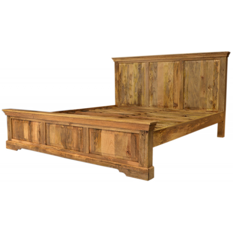 Posteľ Guru 160x200 indický masív mango – Obrázok 8