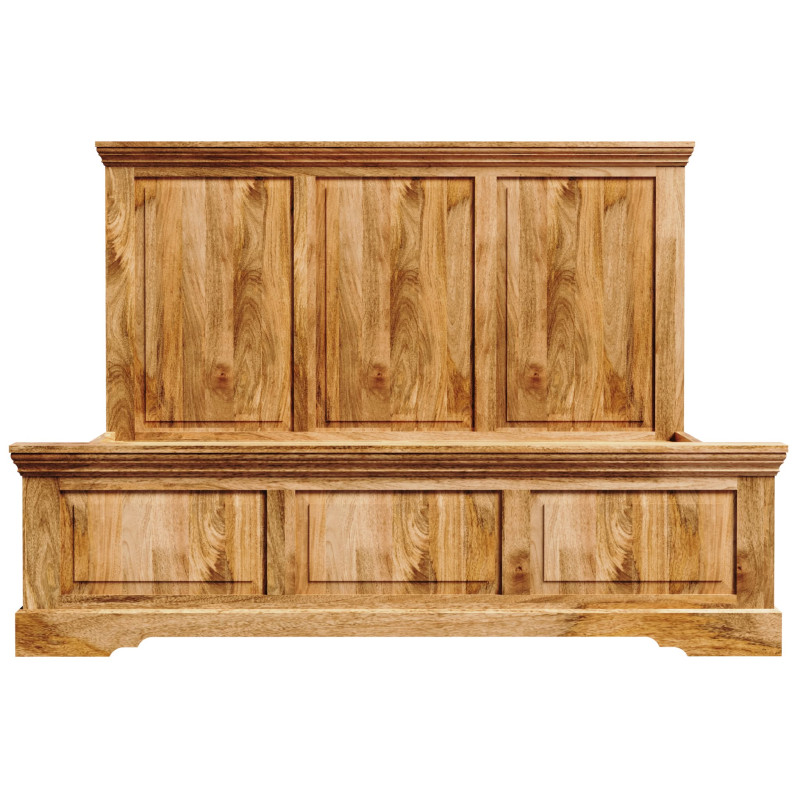 Posteľ Guru 160x200 indický masív mango