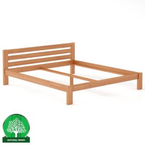 Posteľ borovica LK105–200×200 jelša