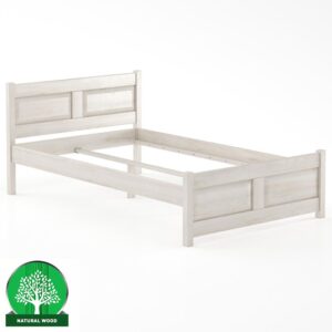 Posteľ buková LK109–140×200 bielený