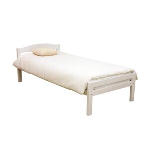 Posteľ buková Lux 200×90 cm biela