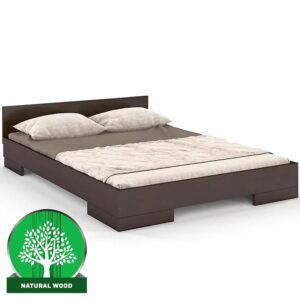 Posteľ drevené  buk Skandica Spectrum Nízka 140×200 Palisander