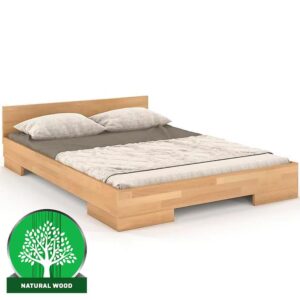 Posteľ drevené  buk Skandica Spectrum Nízka 140×200 prírodná