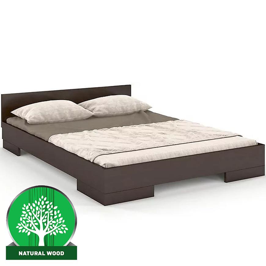 Posteľ drevené buk Skandica Spectrum Nízka 180x200 Palisander