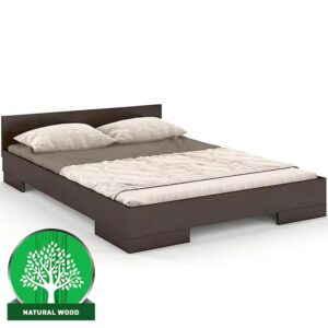 Posteľ drevené  buk Skandica Spectrum Nízka 200×200 Palisander