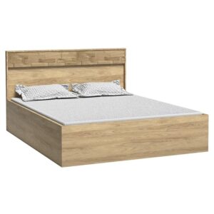 Posteľ M9 Mediolan 160×200 Deska Natural Hikora