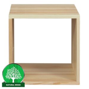 Regál box – otvorený borovica lak