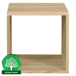 Regál box – otvorený borovica surová