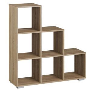 Regál schody 3×3 Dub Sonoma