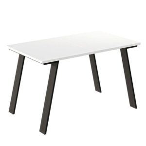 Rozkladací stôl Liwia 130/210x80cm Biely lesk