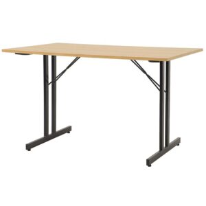 Skladací stôl Marius 9573 120 Cm prírodná/čierna
