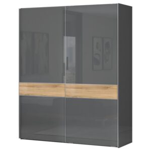 Skriňa 2d Onyx pk181/on lakované pacific walnut/antracit