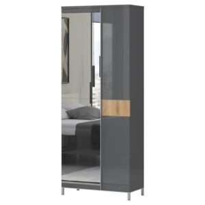 Skriňa 2d Onyx V2 lakovaná Pacific Walnut/Anthracite