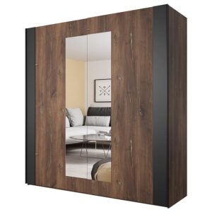 Skriňa 2d Sigma 18 dub flagstaf tmavý