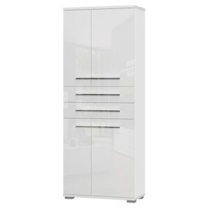 Skriňa 4d2s Piano V42 lakovaná Biely Lesk