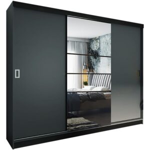 Skriňa Retro 200 6L grafit / dvierka grafit