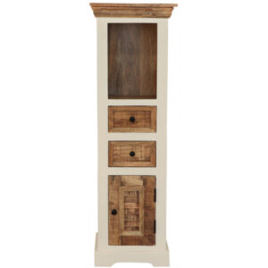 Skrinka do kúpeľne Agni 40x130x35 indický masív mango