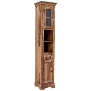 Skrinka do kúpeľne Jali 40x190x35 z indického masívu palisander