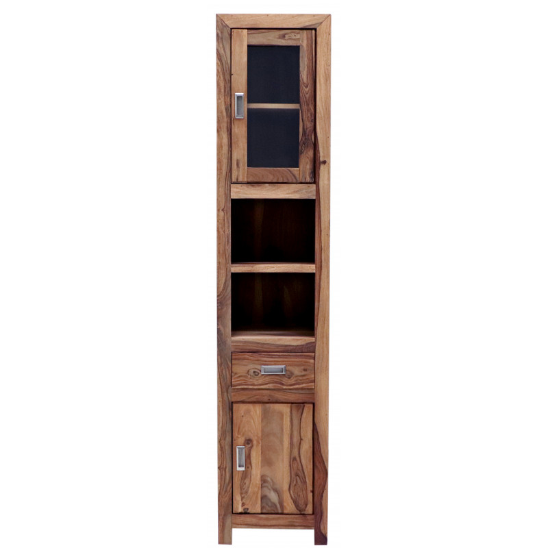 Skrinka do kúpeľne Nela 40x190x35 indický masív palisander