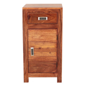 Skrinka do kúpeľne Nela 40x80x35 indický masív palisander