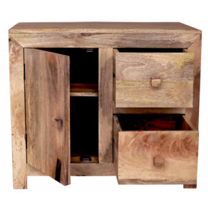 Skrinka pod umývadlo Hina 80x70x45 z mangového dreva