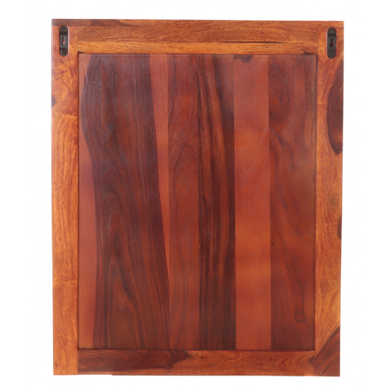 Skrinka so zrkadlom do kúpeľne 65x80x15 indický masív palisander – Obrázok 5