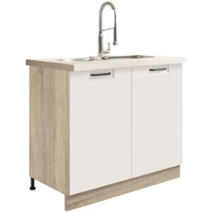 Skrinka do kuchyne Favorit 13d Sonoma/White