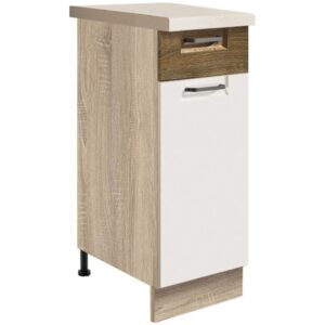 Skrinka do kuchyne Favorit 1d Sonoma/White+Ribbeck