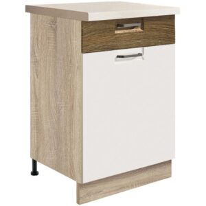 Skrinka do kuchyne Favorit 4d Sonoma/White+Ribbeck