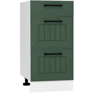 Skrinka do kuchyne Irma D40s/3 Zelená Mat