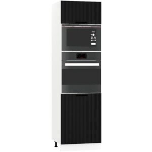 Skrinka do kuchyne  Kate d60pk mv 2133 pl čierny hrášok