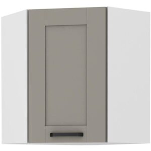 Skrinka do kuchyne LUNA CLAYGREY/biely 60X60 GN-72 2F (45°)