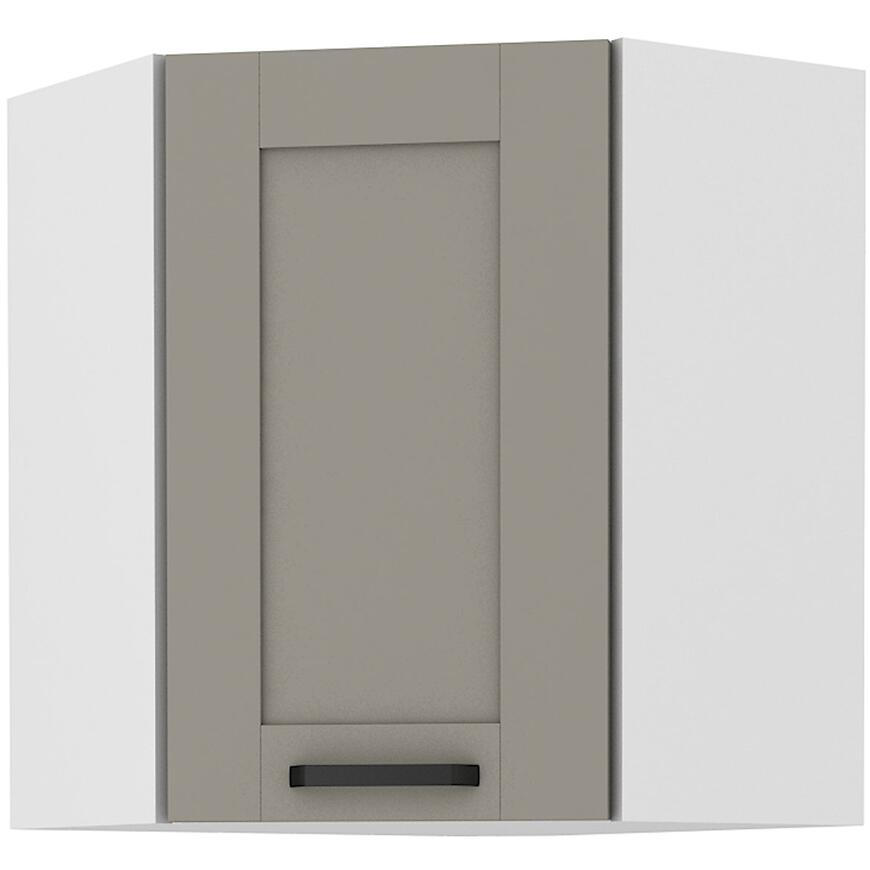 Skrinka do kuchyne LUNA CLAYGREY/biely 60X60 GN-72 2F (45°)