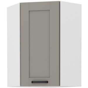 Skrinka do kuchyne LUNA CLAYGREY/biely 60X60 GN-90 1F (45°)